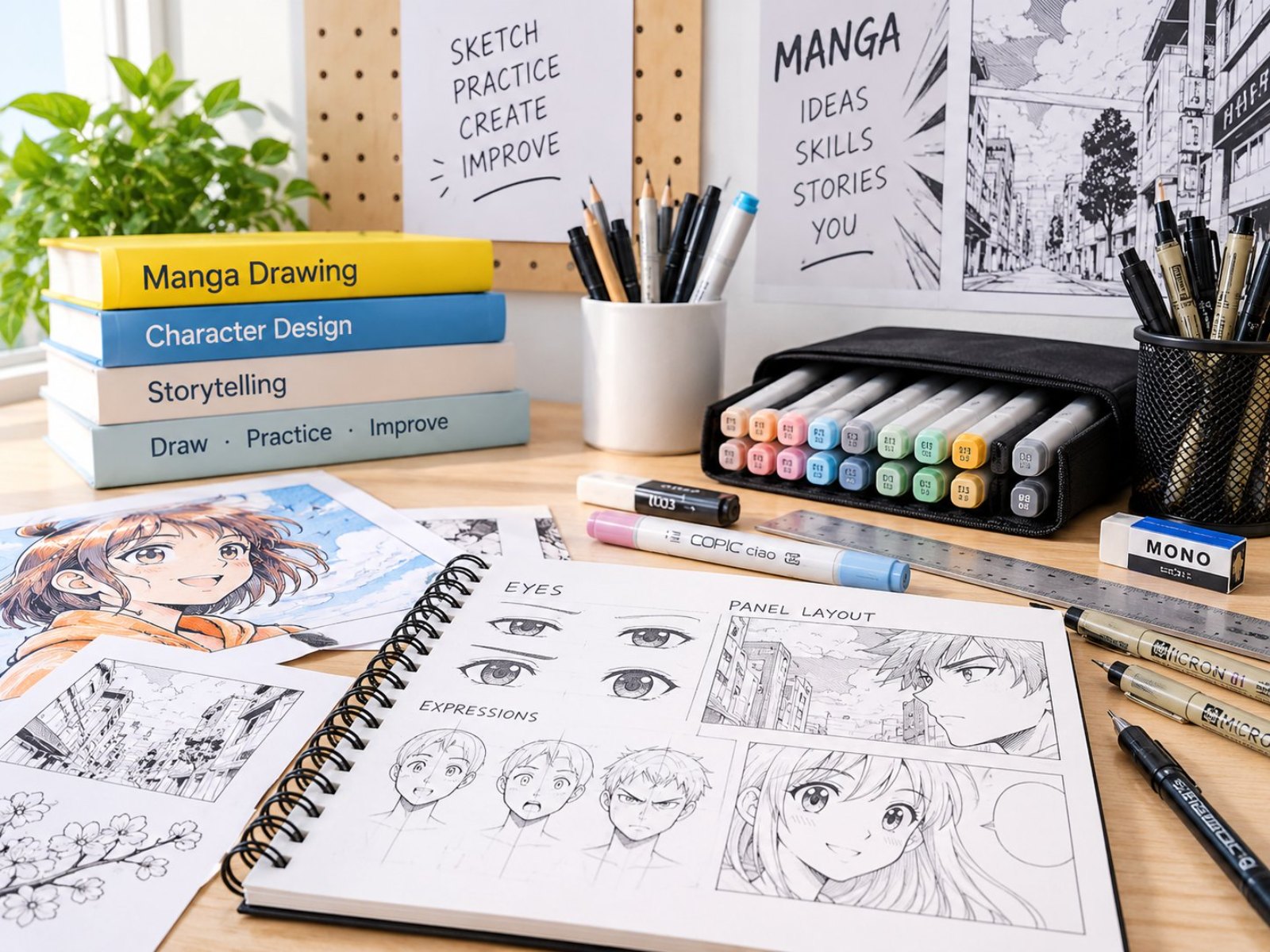 Foto: Menggambar Manga